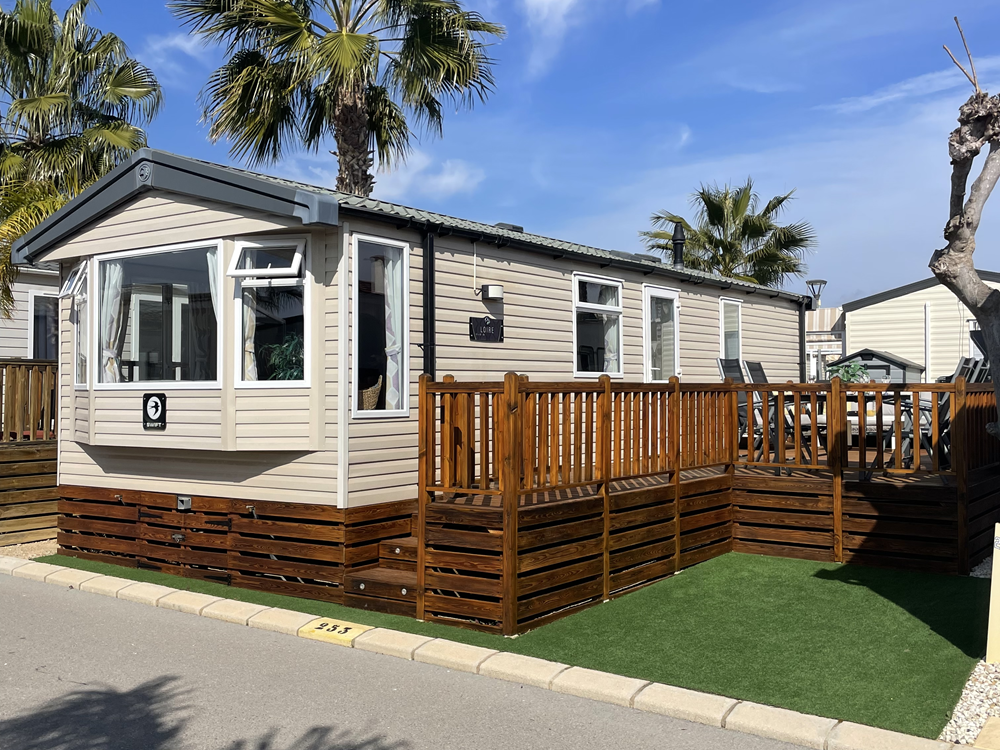 Modern Swift Mobile Home For Rent On Camping Almafra, Benidorm