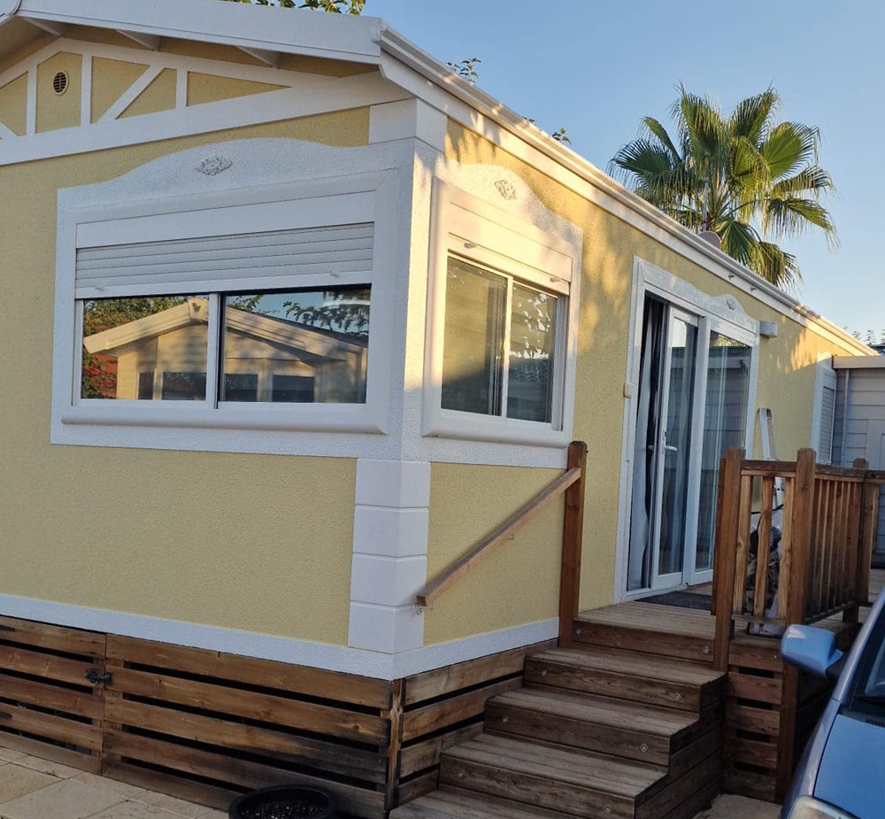 Modern Aitana Park Home For Rent On Camping Almafra Campsite In ...