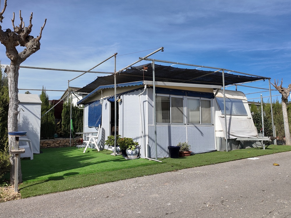 Fully Furnished Caravan & Awning For Sale On Camping Benisol, Benidorm – £24,500