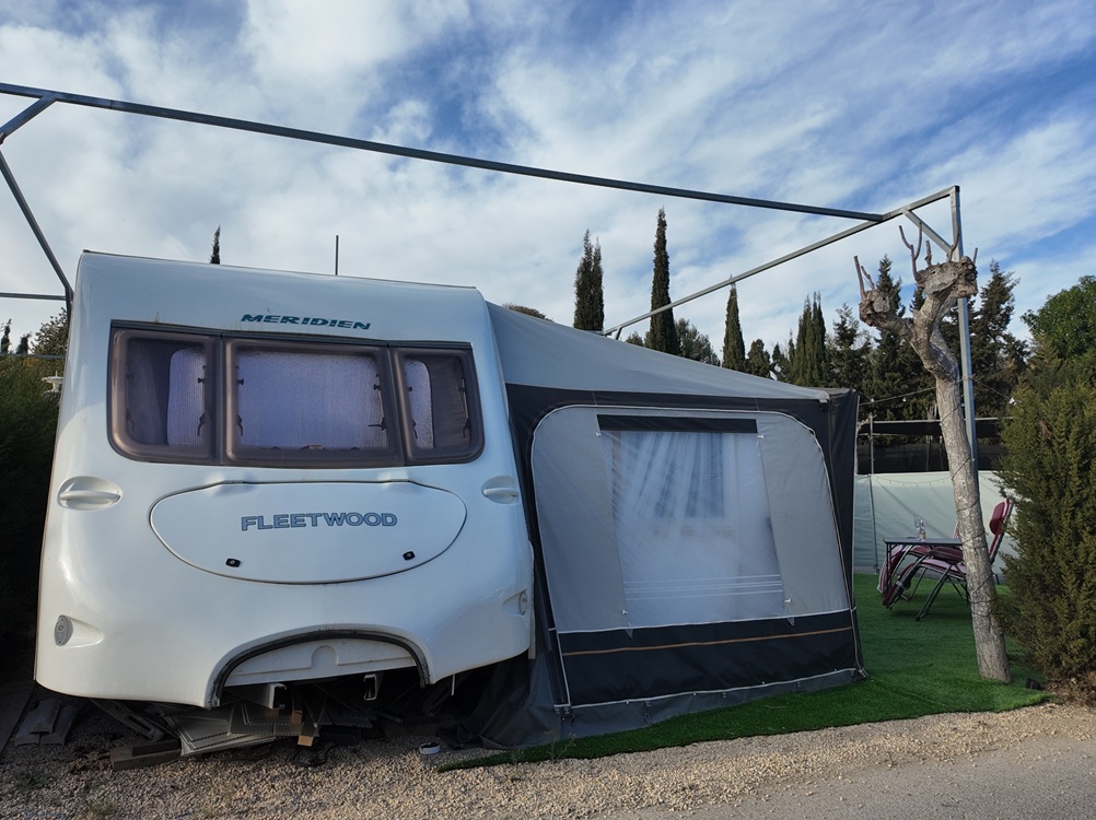 Fully Equipped Caravan & Awning For Sale On Camping Benisol, Benidorm – £32,000