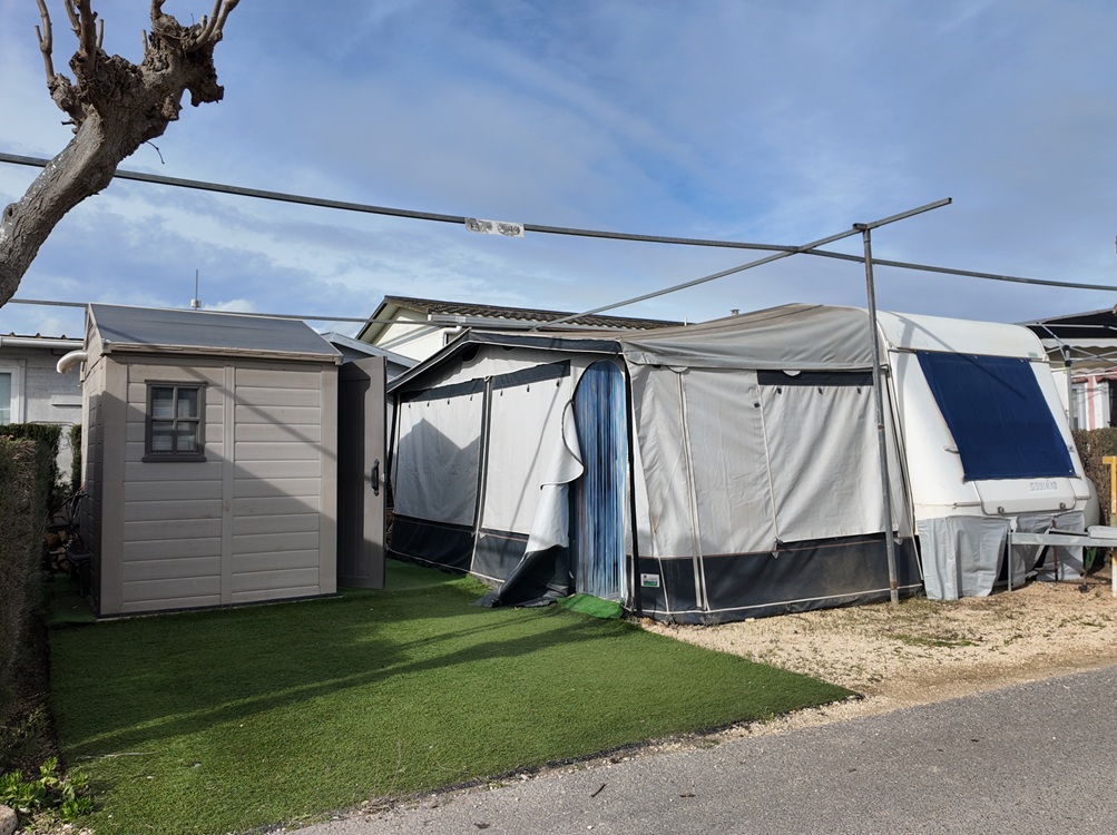 Fully Furnished Caravan & Awning For Sale On Camping Benisol, Benidorm – £13,800