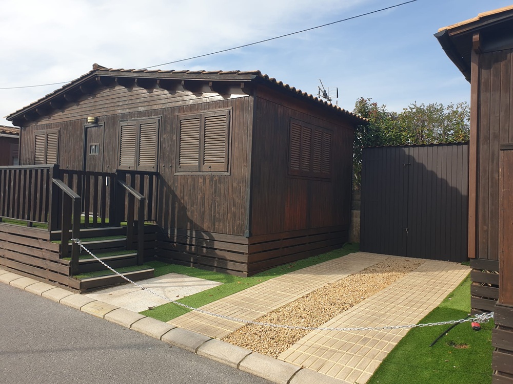 Wooden Chalet For Sale On Camping Almafra, Benidorm – £55,000