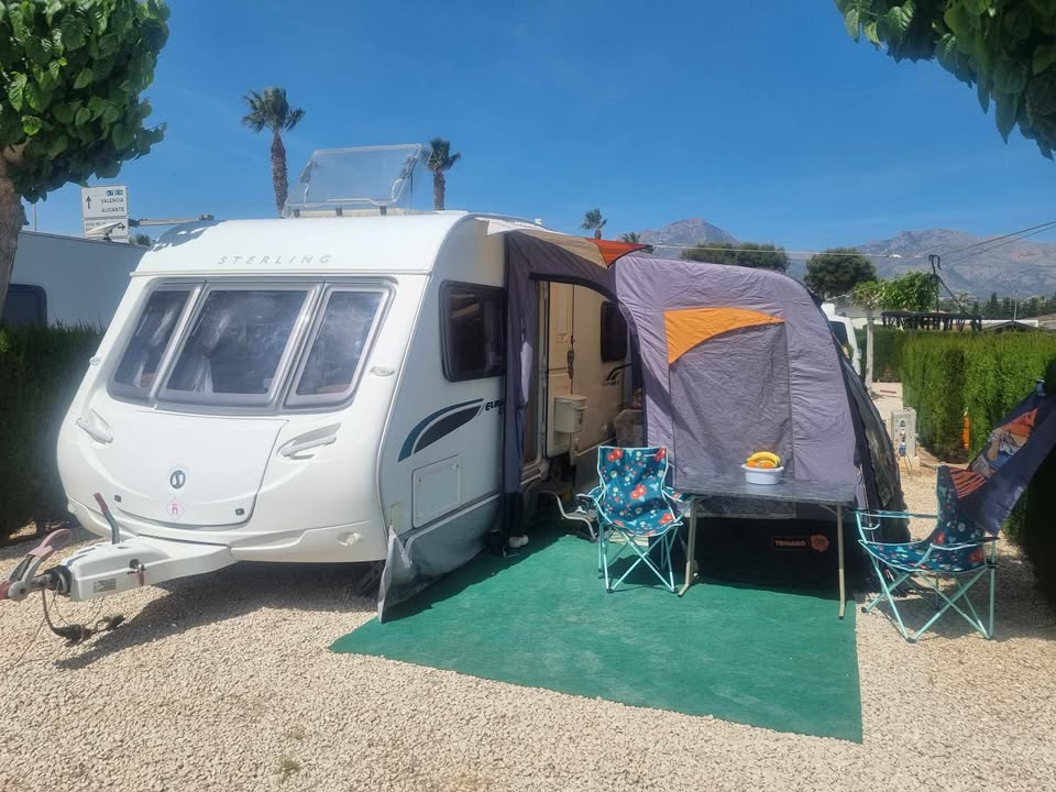 Sterling Europa Lux Touring Caravan & Awning For Sale In Benidorm -€9,000