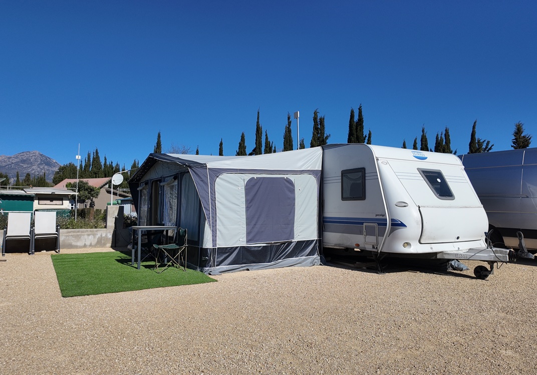 REDUCED! Hobby Caravan & Awning For Sale On Camping Benisol, Benidorm ...