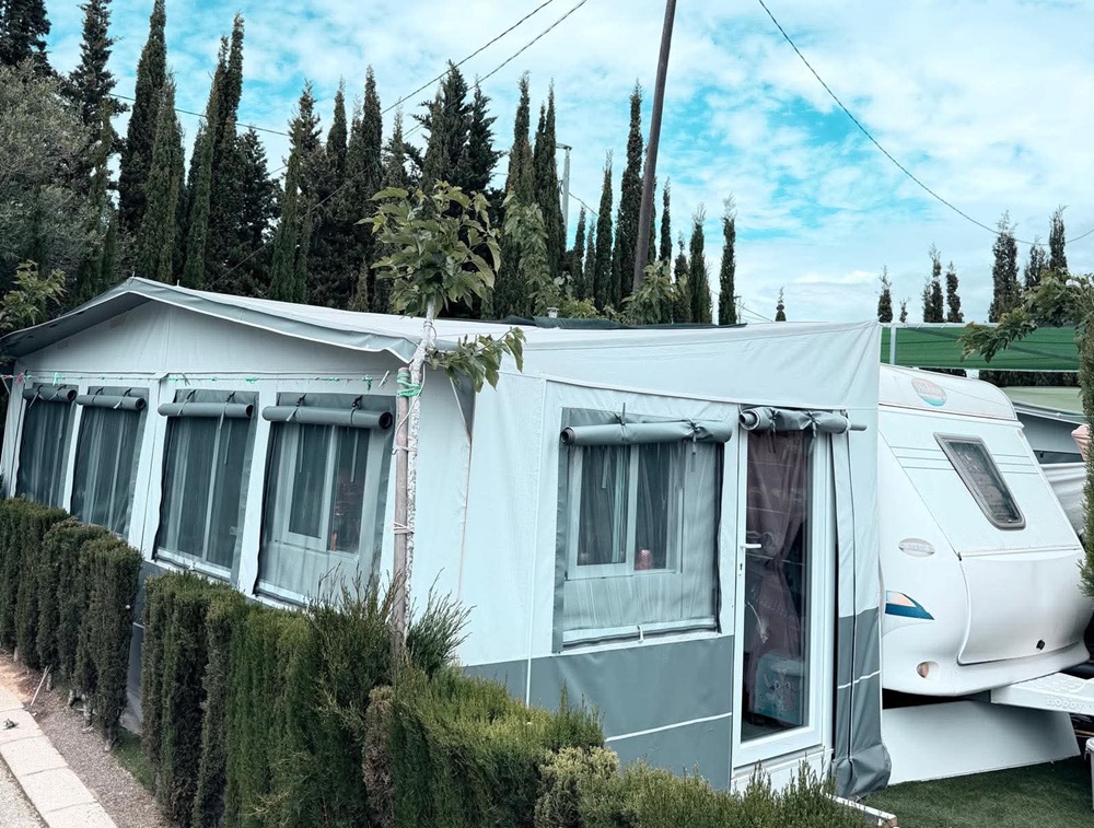Caravan & New Awning For Sale On Camping Raco, Benidorm – £29,000