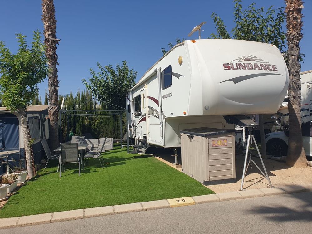 Fifth Wheel For Sale On Camping Almafra, Benidorm – £37,500