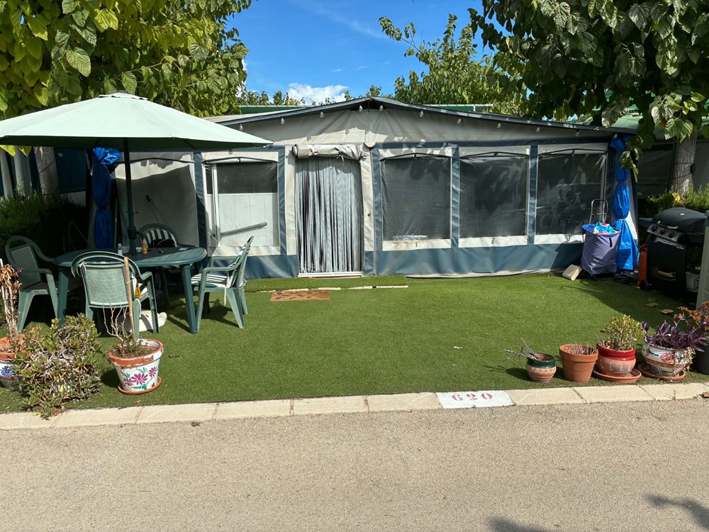 Caravan & Awning For Sale On Camping Raco, Benidorm – £28,000